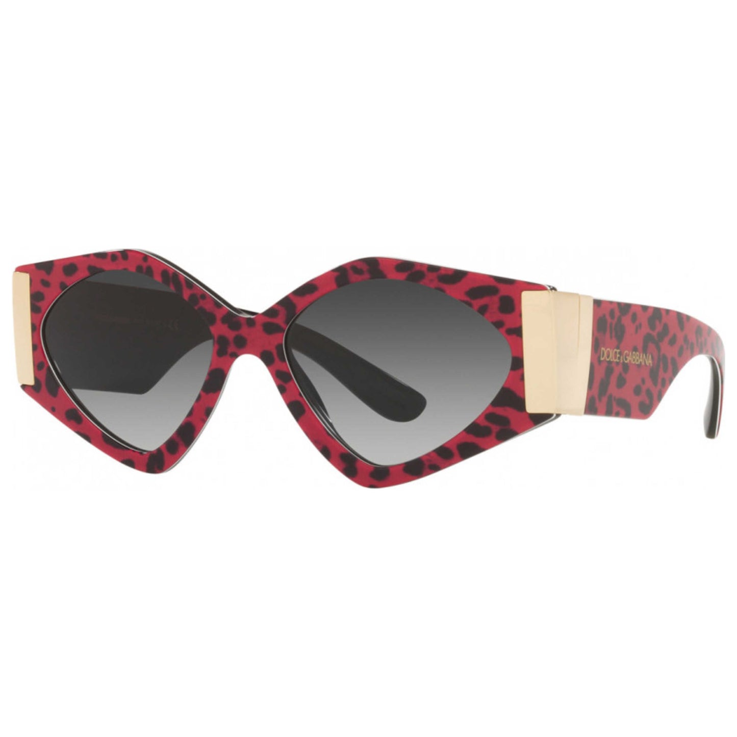 Front view of Dolce & Gabbana Fashion Women's Sunglasses DG4396-33268G-55