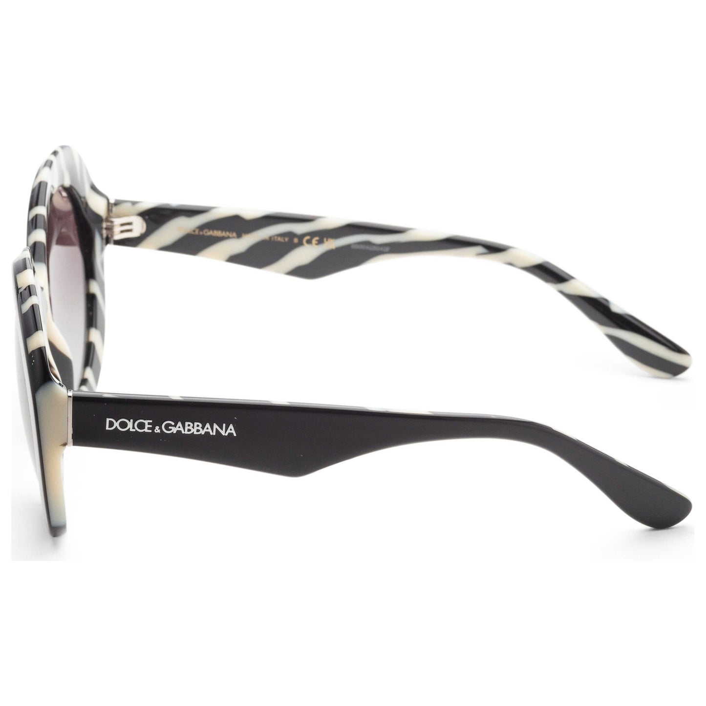 Left view of Dolce & Gabbana Fashion Women's Sunglasses DG4418-33728G-53