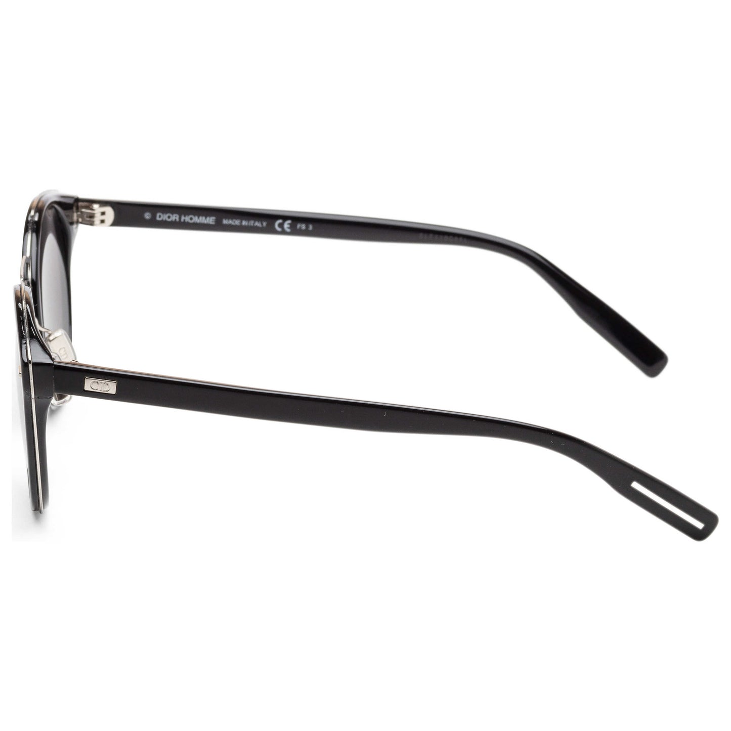 Left view of Christian Dior Homme Black Tie Men's Sunglasses DIOR0209S-0GLR-Y1