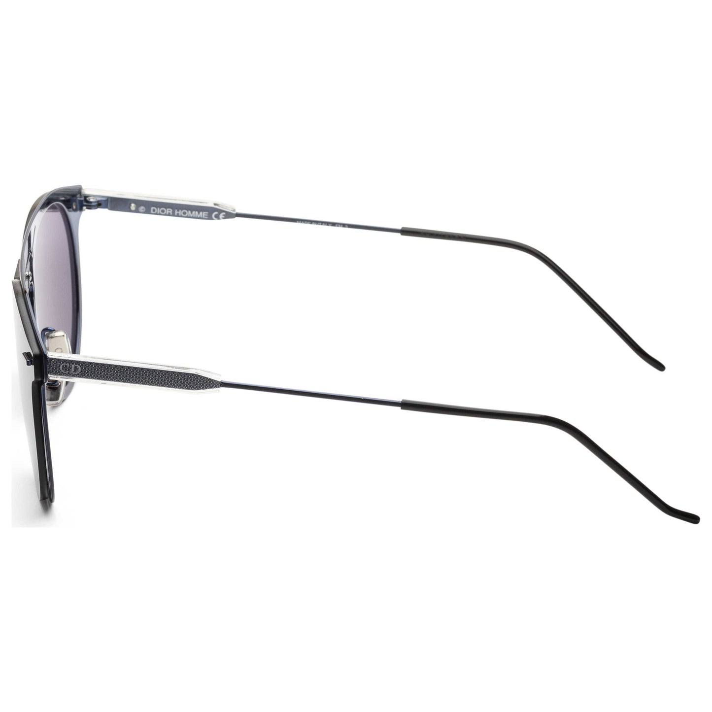 Left view of Christian Dior Homme Black Tie Men's Sunglasses DIOR0211S-02LA-A9