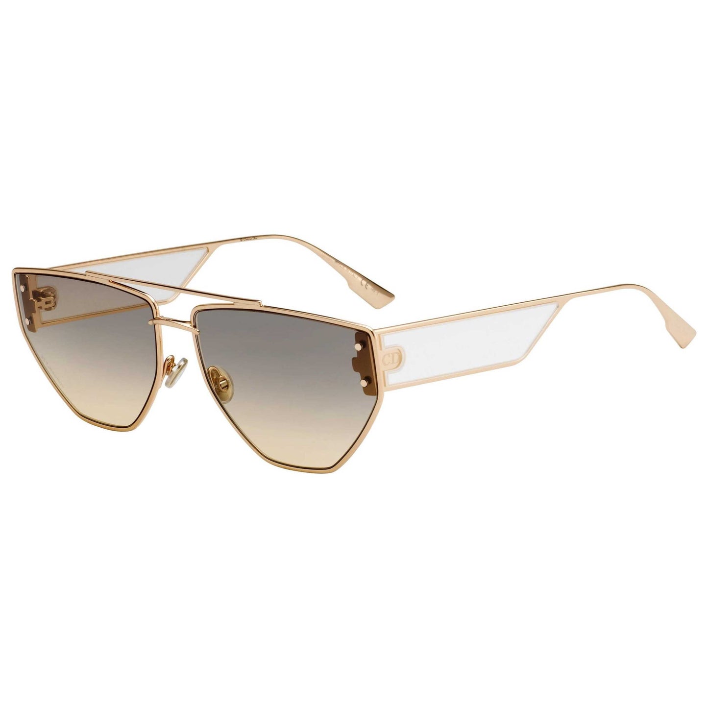Front view of Christian Dior Clan Women's Sunglasses DIORCLAN2S-0DDB-1I