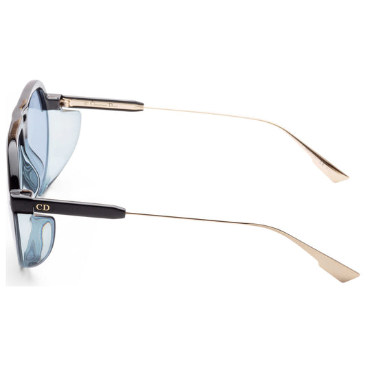 Left view of Christian Dior Homme Black Tie Men's Sunglasses DIORCLUB3-D51