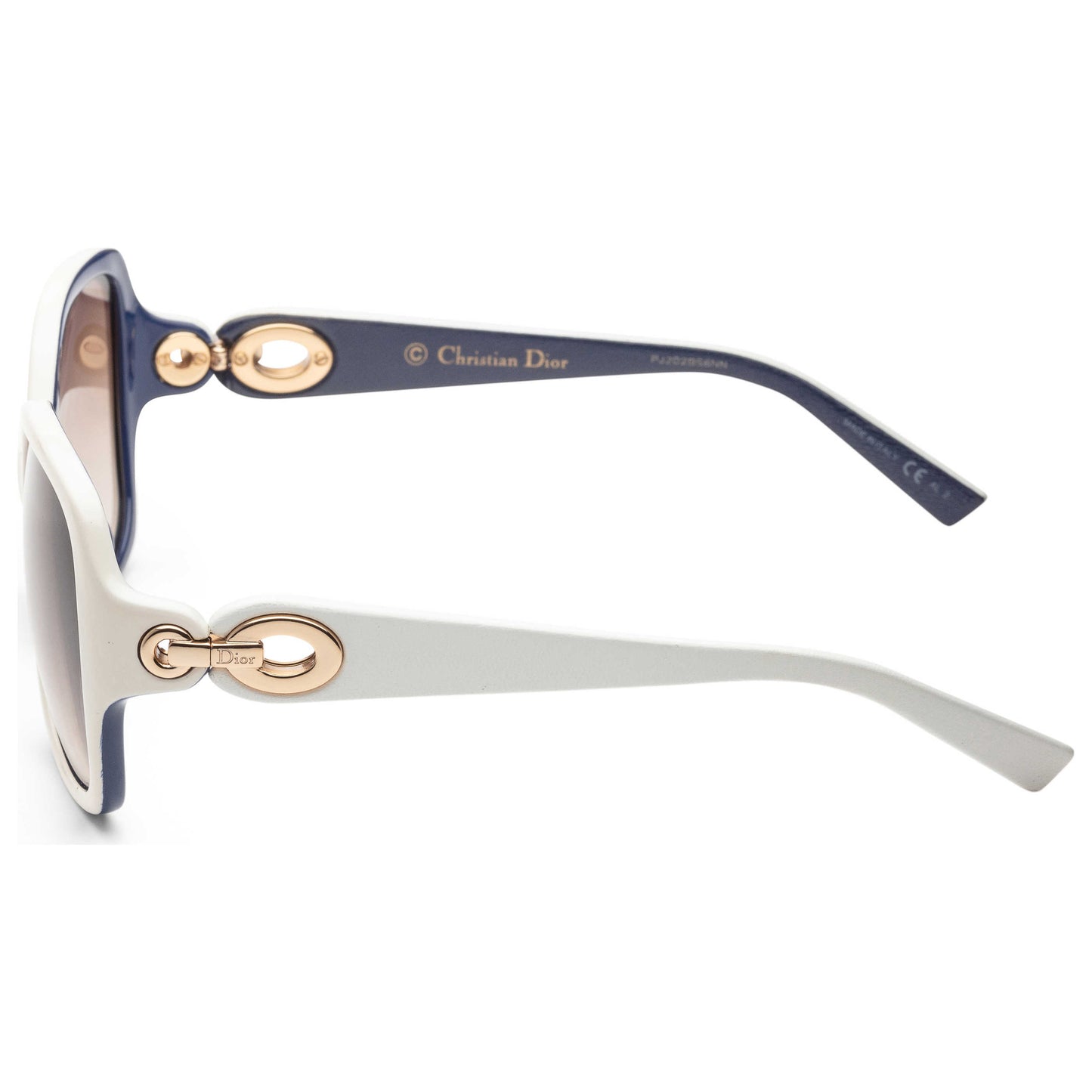 Left view of Christian Dior Diorissimo Women's Sunglasses DIORI1NS-F15-SL