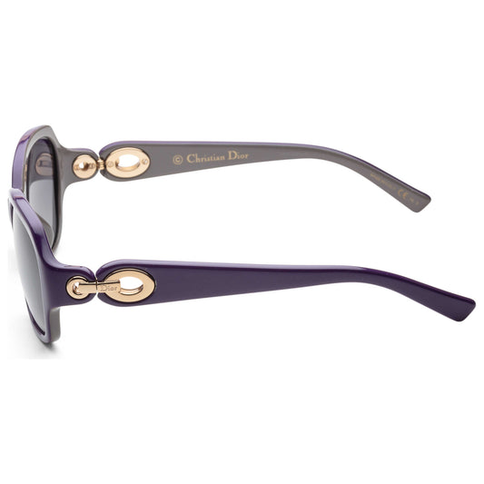 Left view of Christian Dior Diorissimo Women's Sunglasses DIORI1NS-LAI-IZ