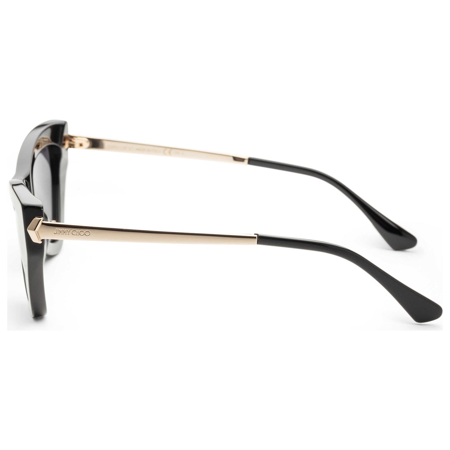 Left view of Jimmy Choo Donna Women's Sunglasses DONNA-S-80954-BLACK