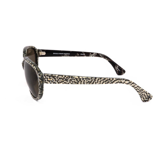 Linda Farrow Dries Van Noten Unisex Sunglasses DVN43-C2-60 - Image #3