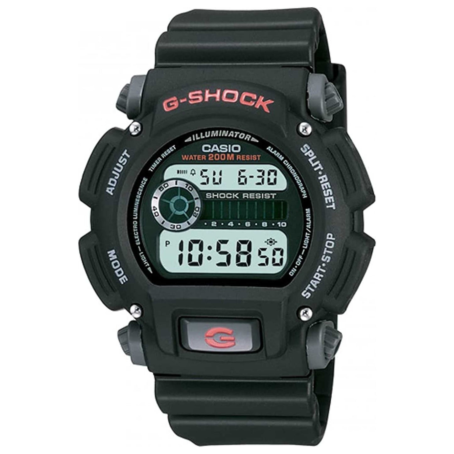 Front view of Casio G-Shock Men's Quartz Watch DW-9052-1VDR