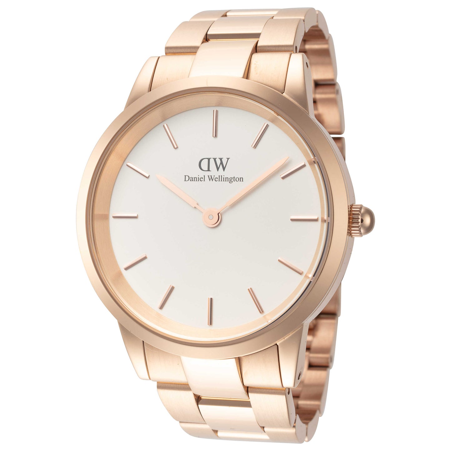 Front view of Daniel Wellington Iconic Link Unisex Quartz Watch DW00100343