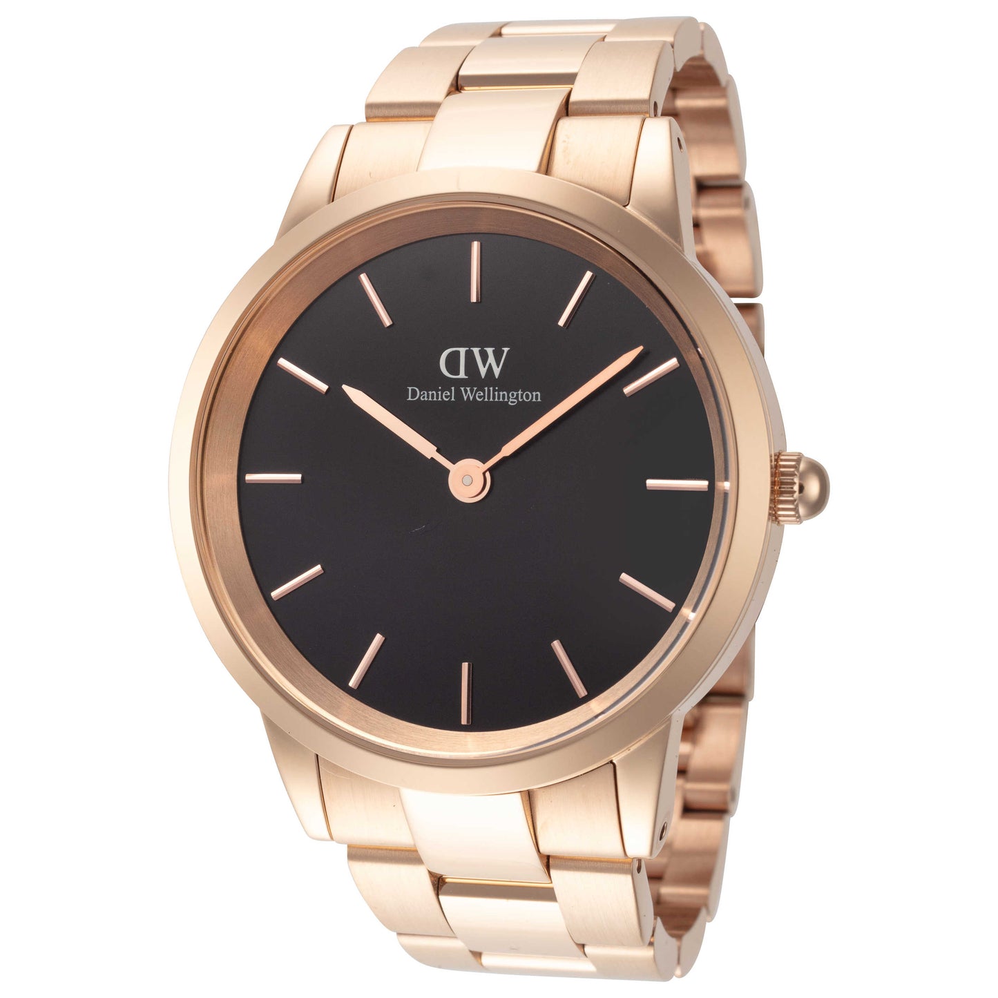 Front view of Daniel Wellington Iconic Link Unisex Quartz Watch DW00600344