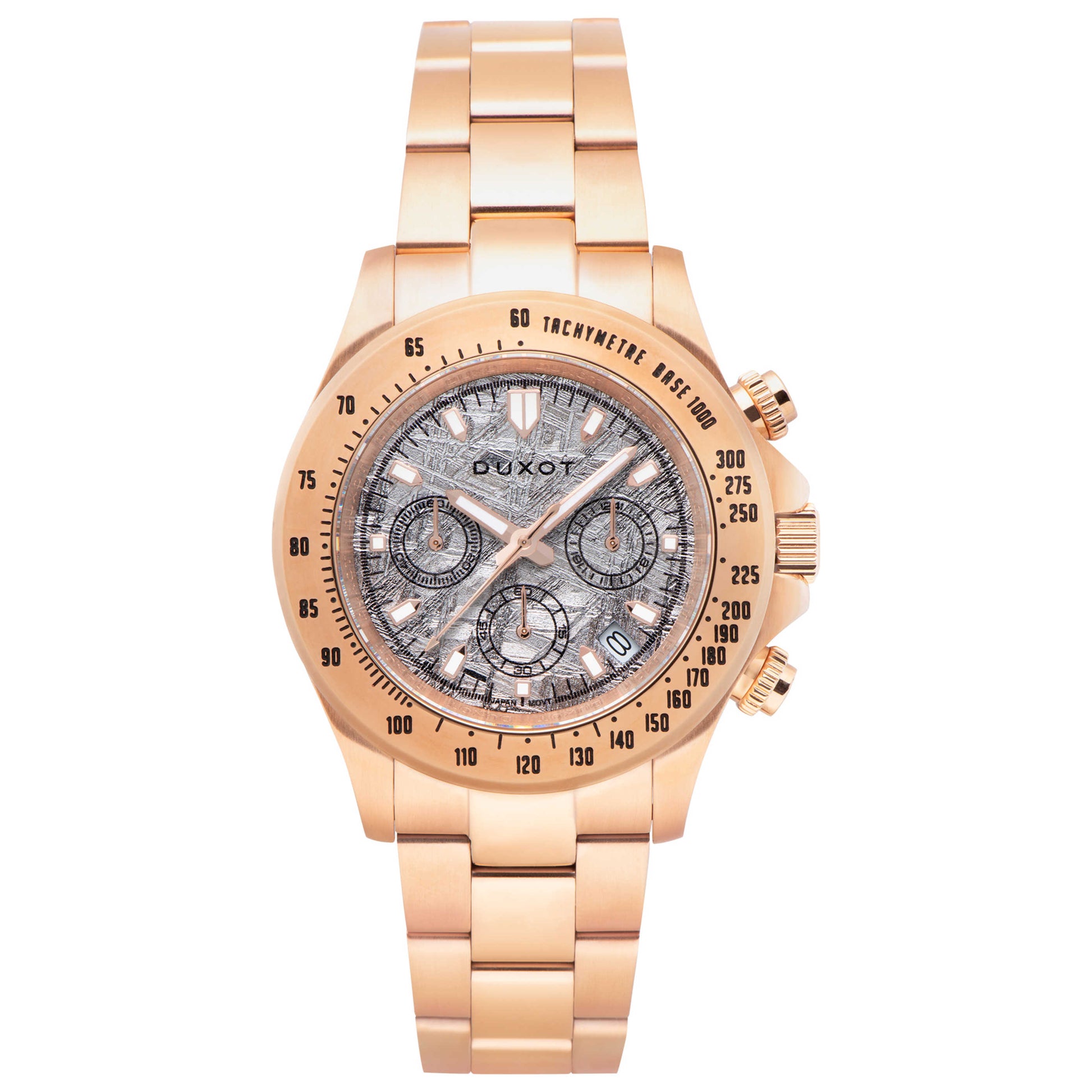 Front view of Duxot Atlantica Lapidary Men's Quartz Watch DX-2048-KK