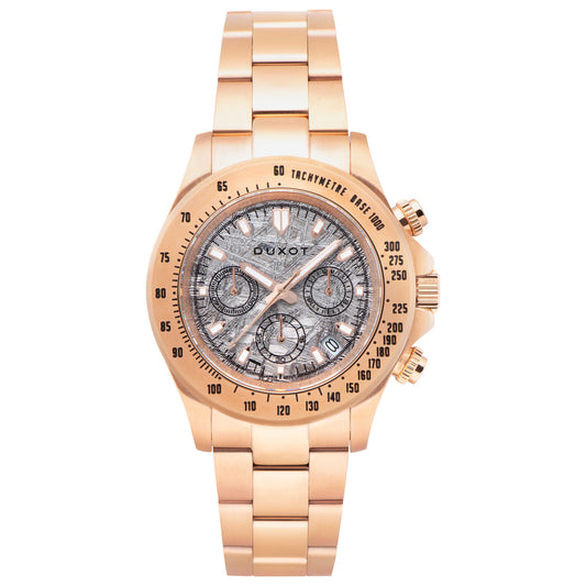 Front view of Duxot Atlantica Lapidary Men's Quartz Watch DX-2048-KK