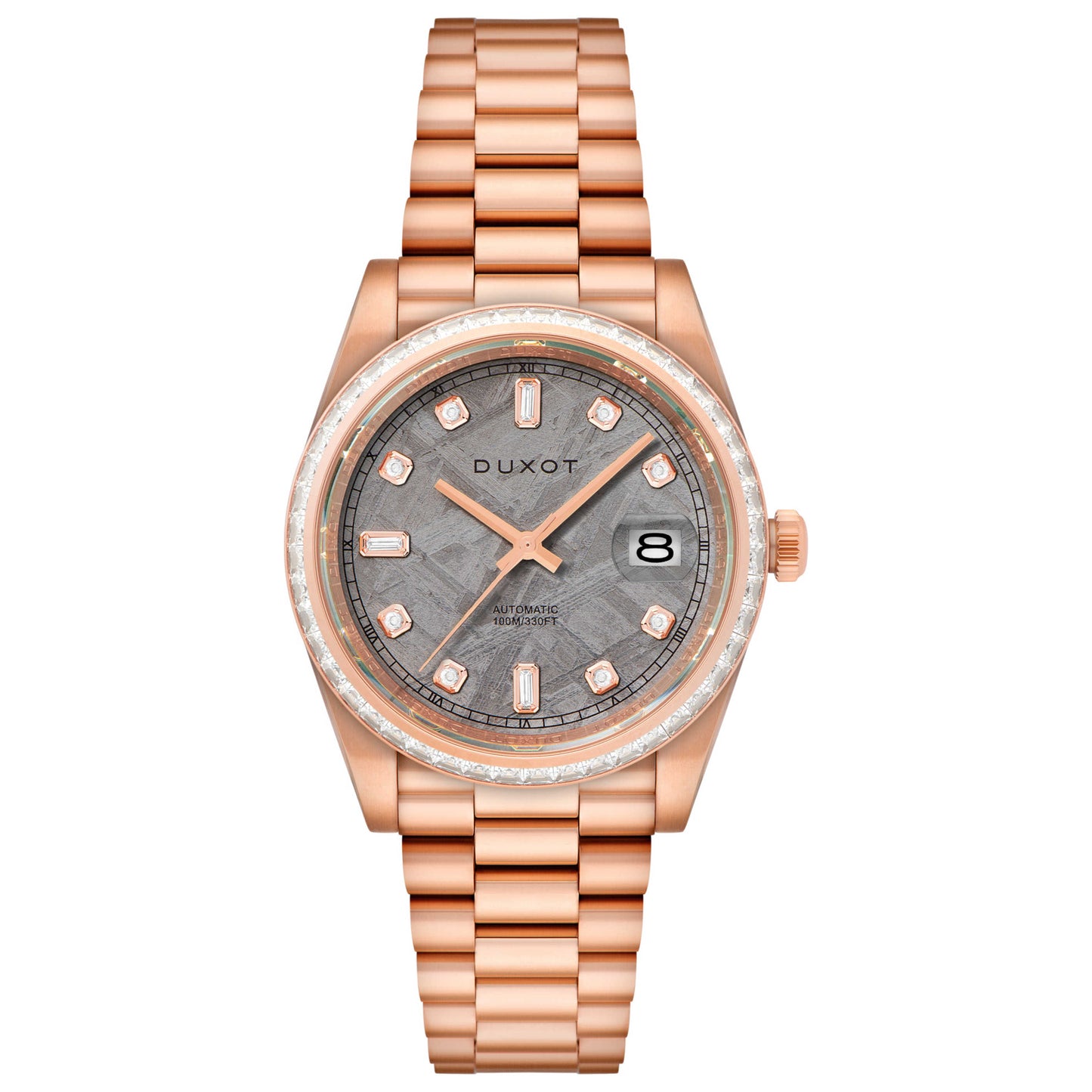 Front view of Duxot Serenata Men's Automatic Watch DX-2058-AA