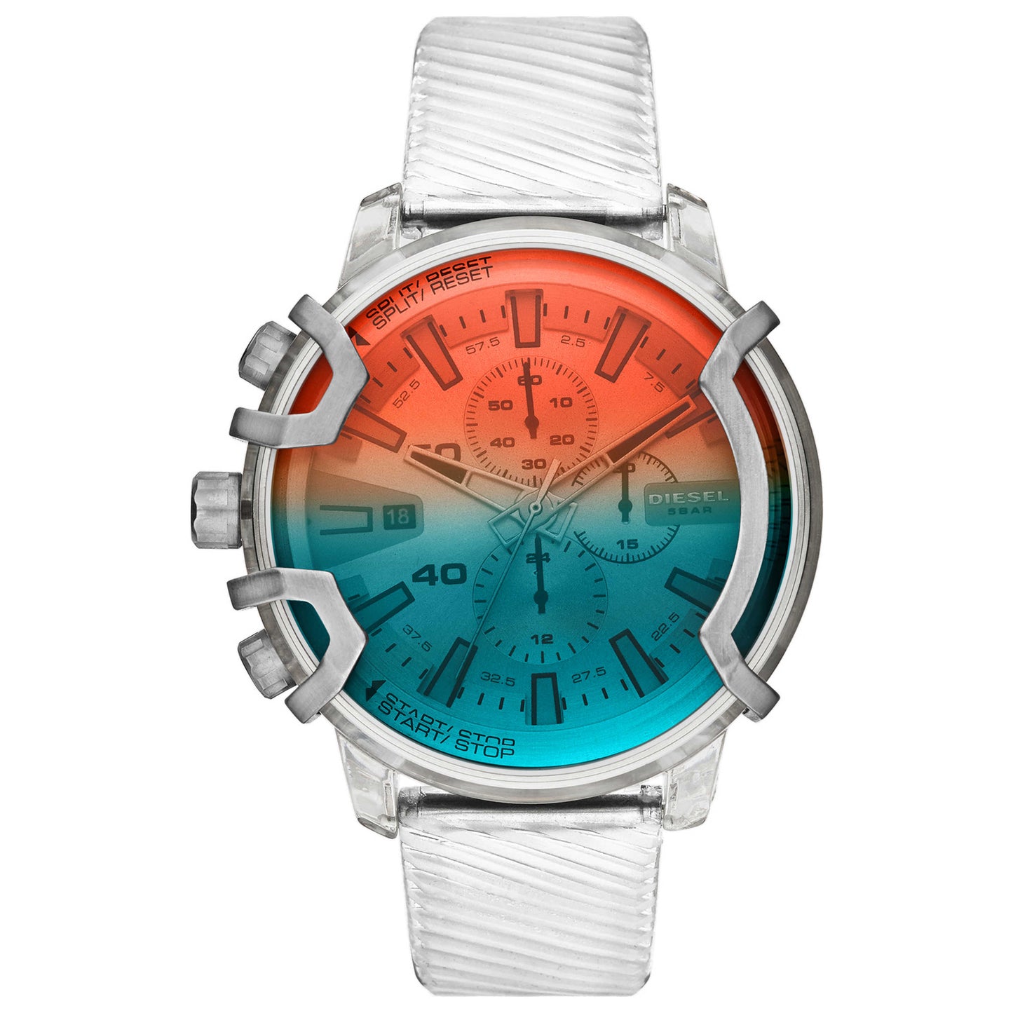 Front view of Diesel Griffed Men's Quartz Watch DZ4521