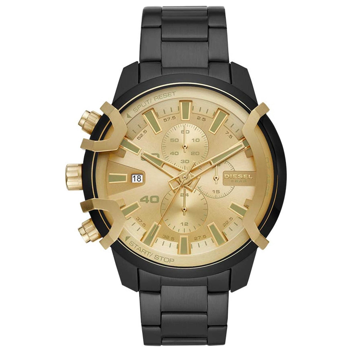 Front view of Diesel Griffed Men's Quartz Watch DZ4525