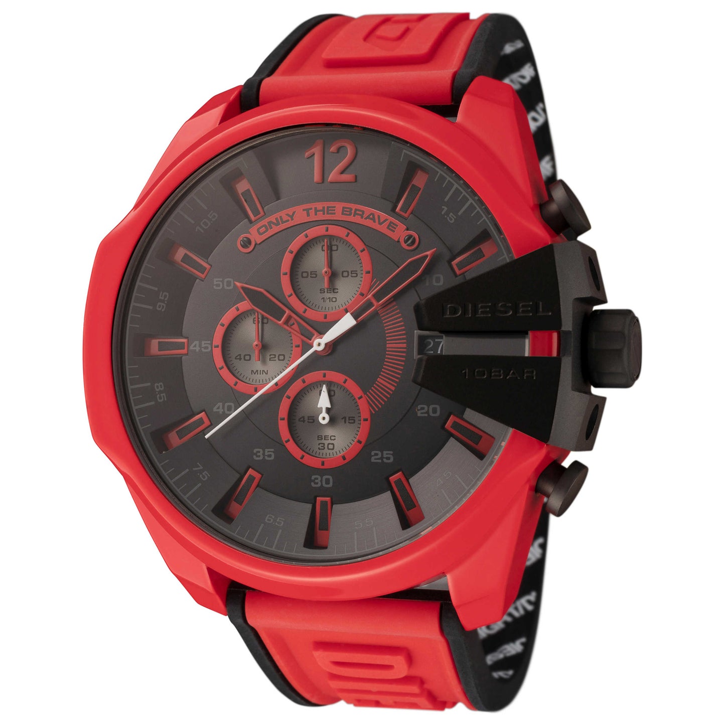 Front view of Diesel Mega Chief Men's Quartz Watch DZ4526