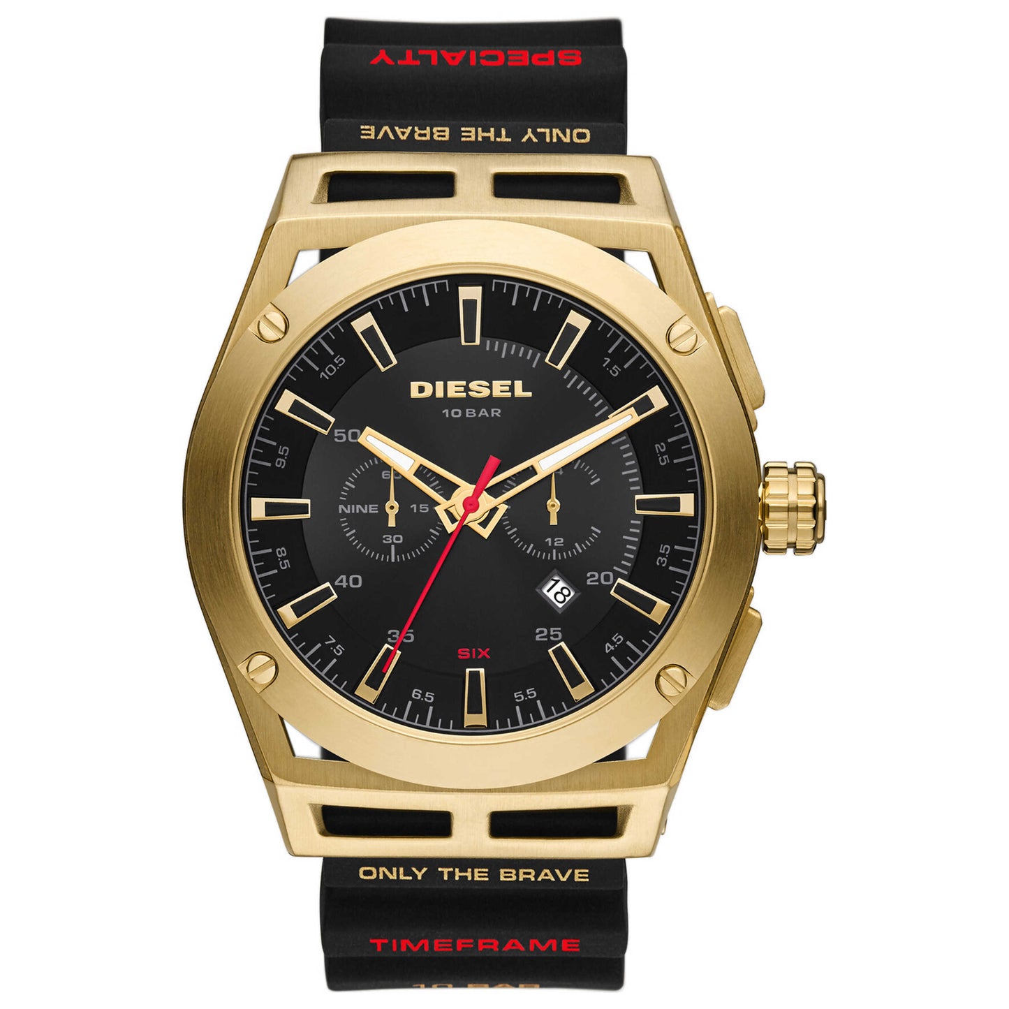 Front view of Diesel Timeframe Men's Quartz Watch DZ4546