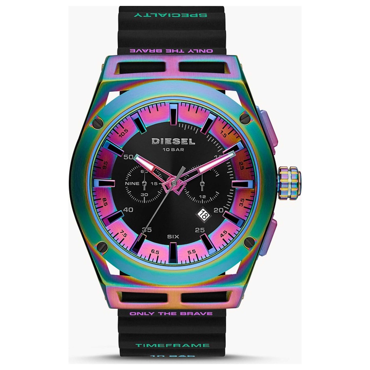 Front view of Diesel Timeframe Men's Quartz Watch DZ4547