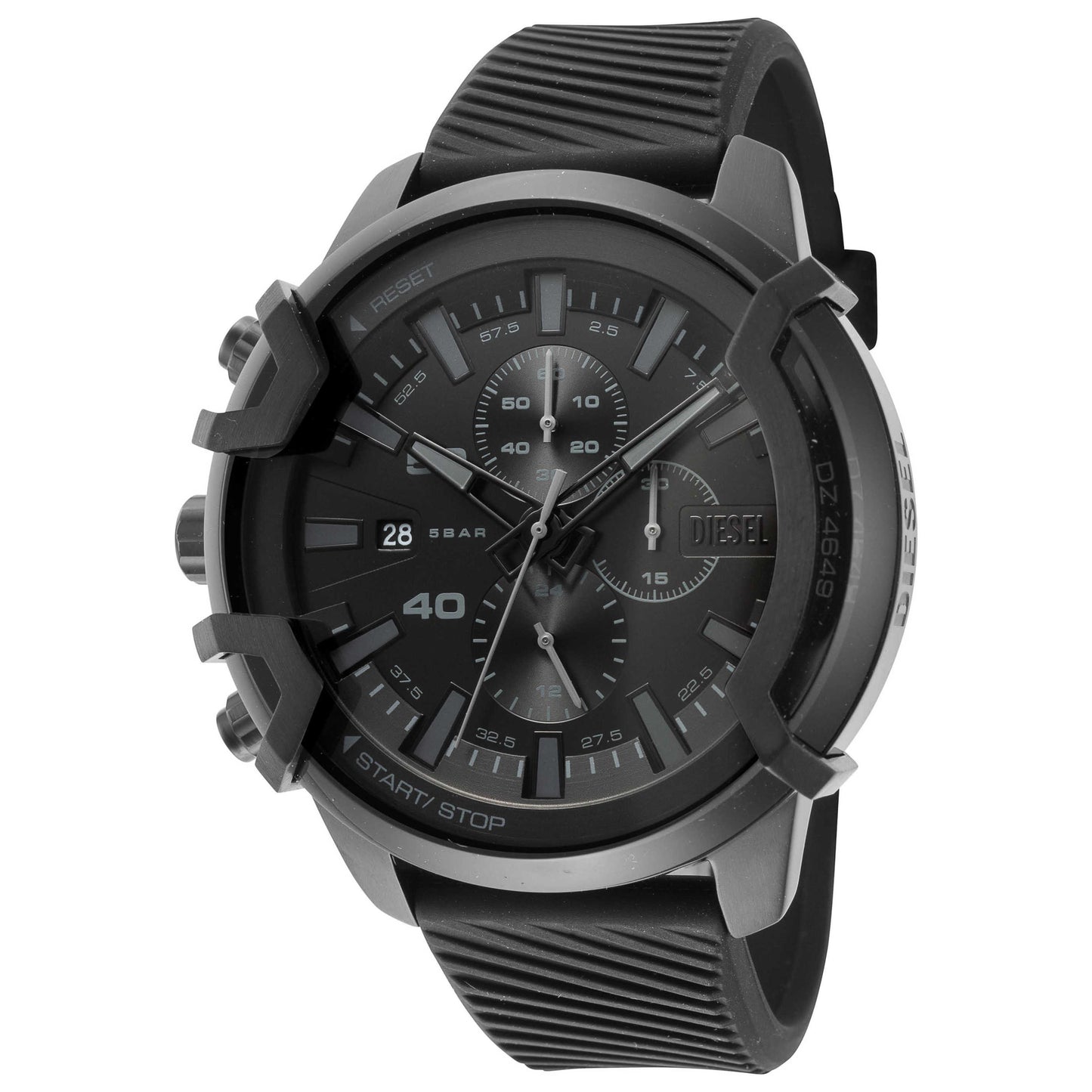 Front view of Diesel Griffed Men's Quartz Watch DZ4650SET