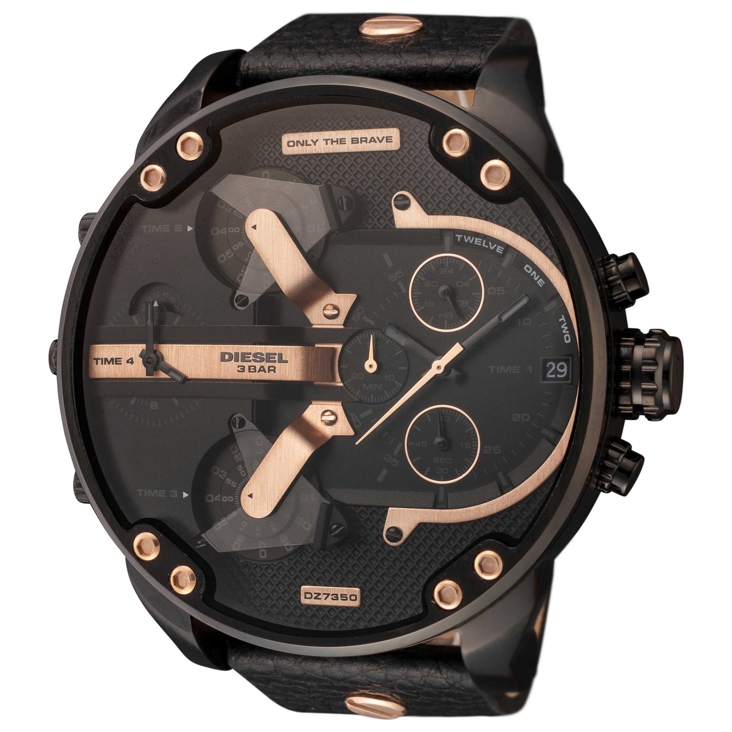 Front view of Diesel Mr Daddy Men's Quartz Watch DZ7350