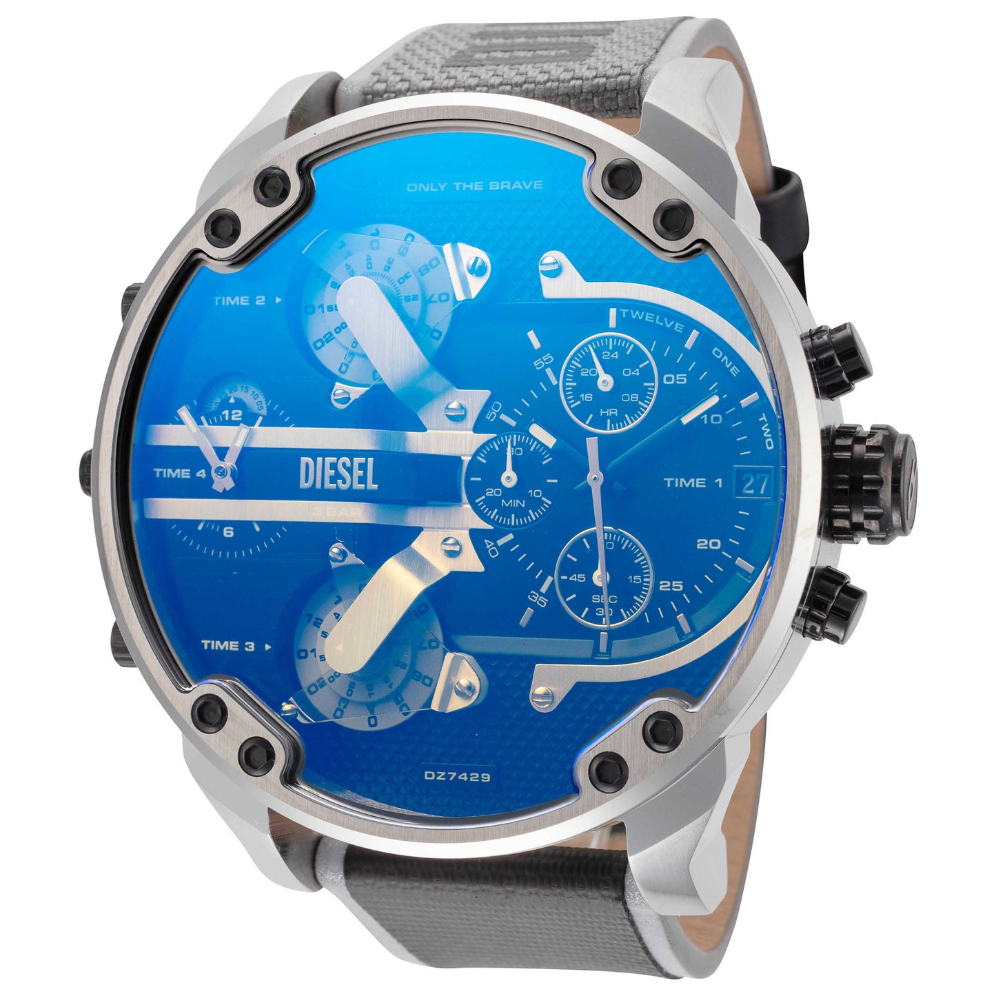 Front view of Diesel Mr. Daddy 2.0 Men's Quartz Watch DZ7429