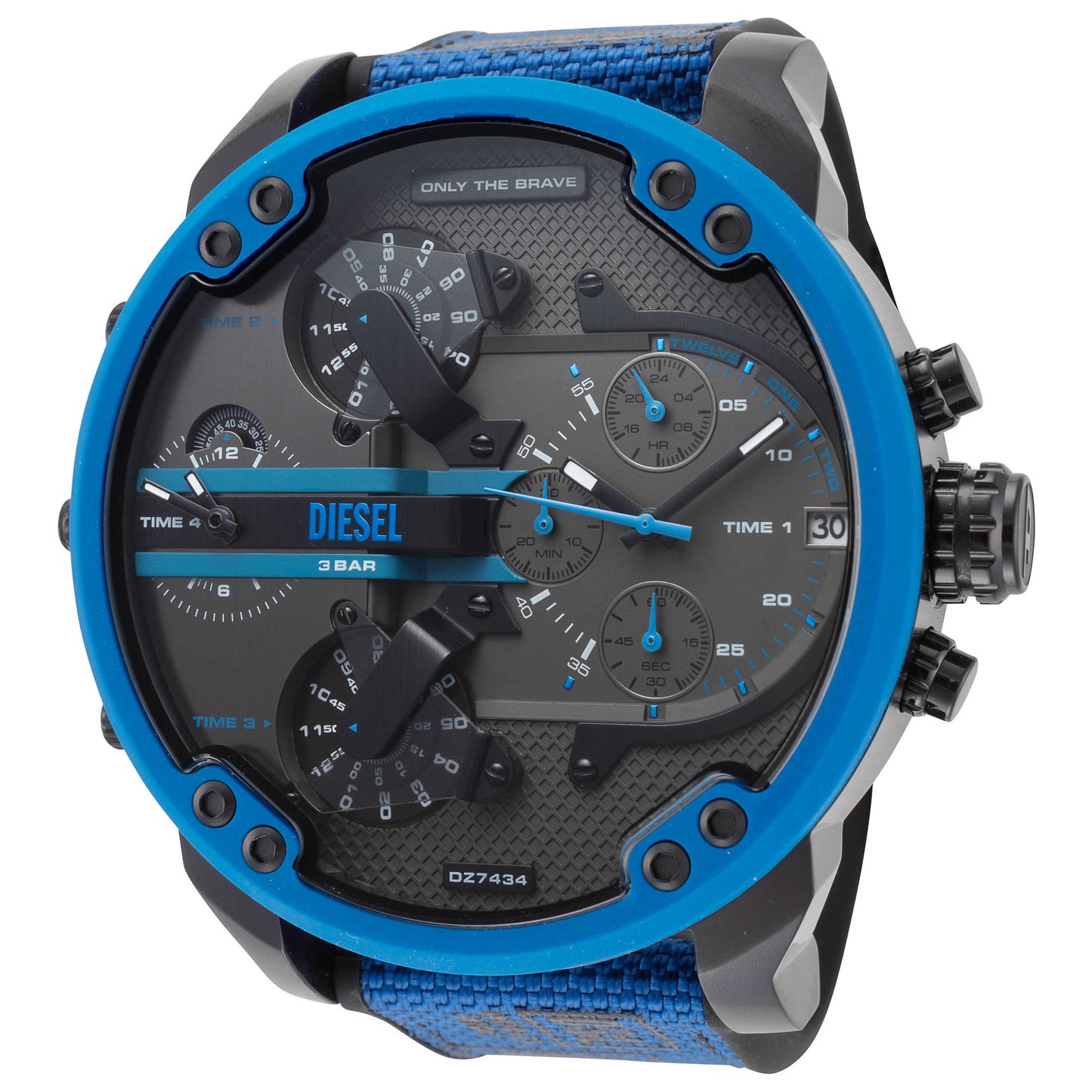 Front view of Diesel Mr. Daddy 2.0 Men's Quartz Watch DZ7434