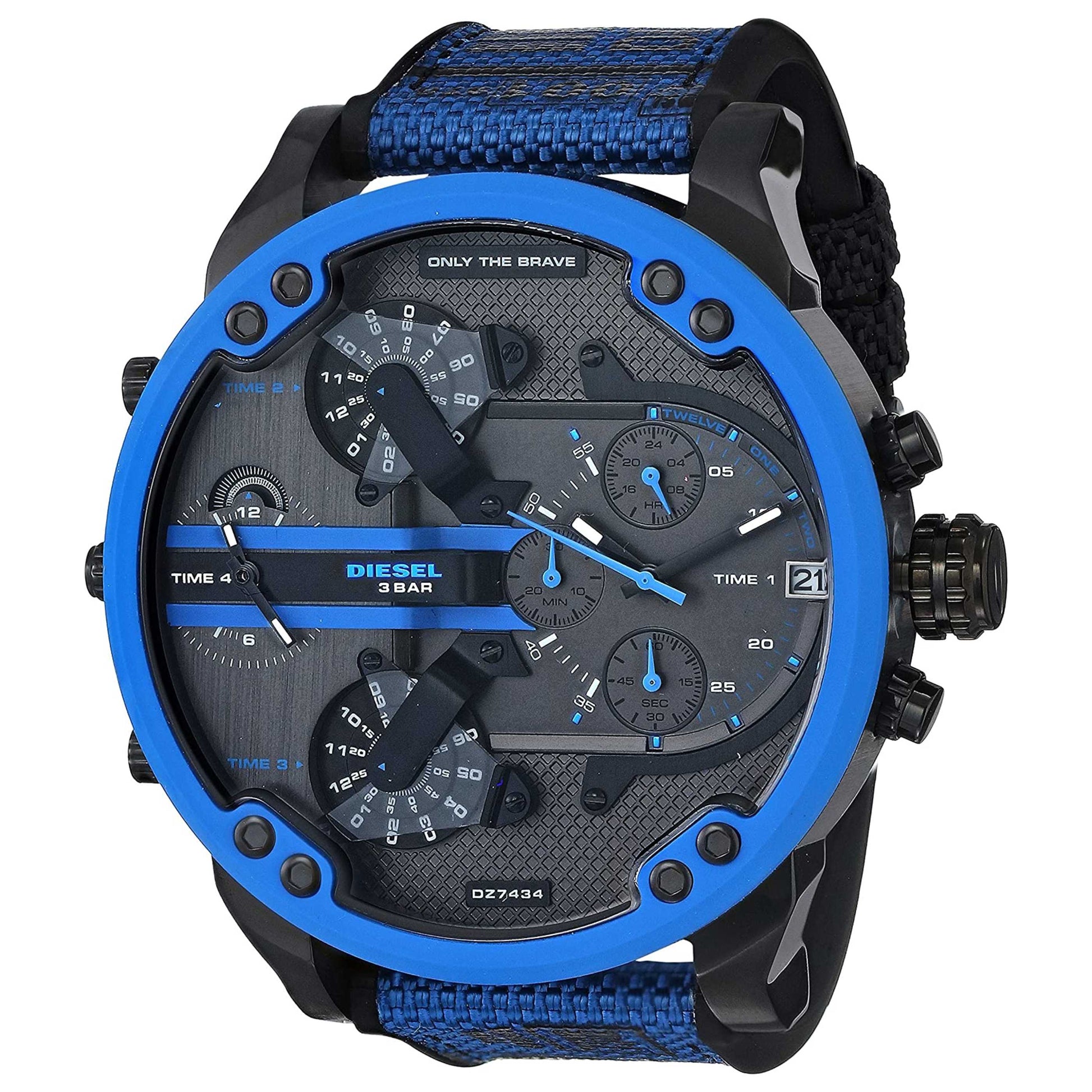 Front view of Diesel Mr. Daddy 2.0 Men's Quartz Watch DZ7434