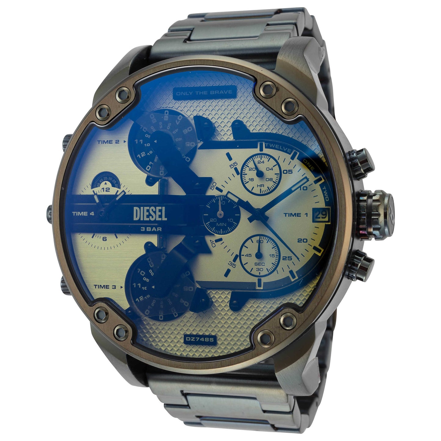 Front view of Diesel Mr. Daddy 2.0 Men's Quartz Watch DZ7485