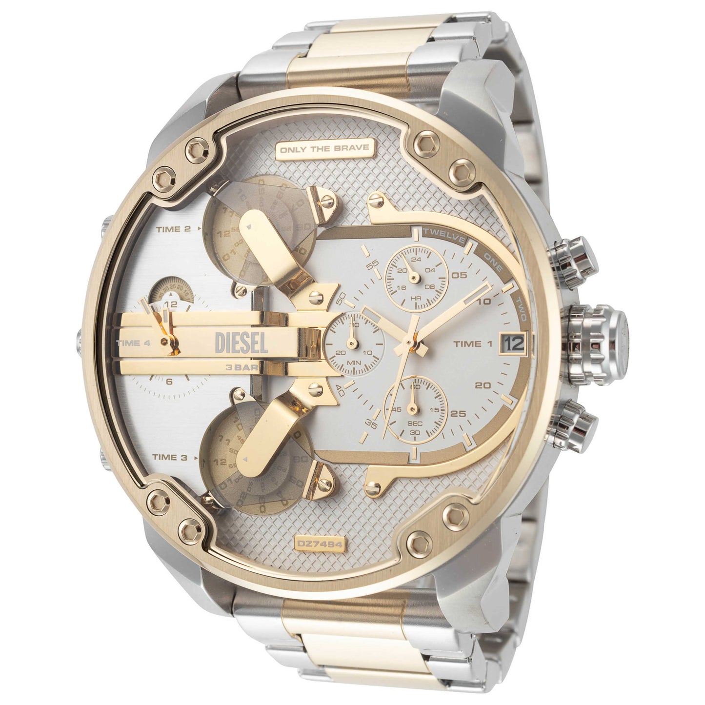 Front view of Diesel Mr. Daddy 2.0 Men's Quartz Watch DZ7494