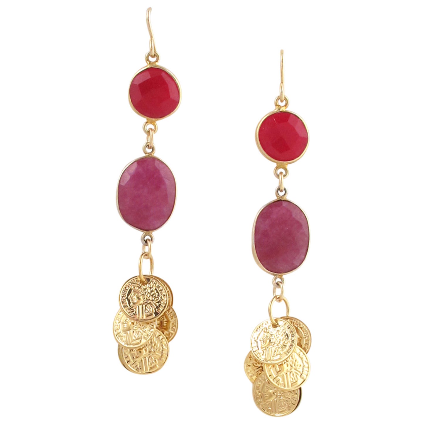 Front view of Devon Leigh Women's Earrings E4477