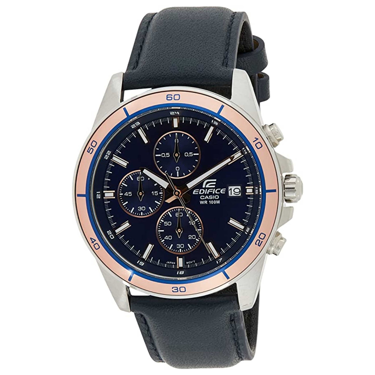 Front view of Casio Edifice Men's Quartz Watch EFR-526L-2AVUDF