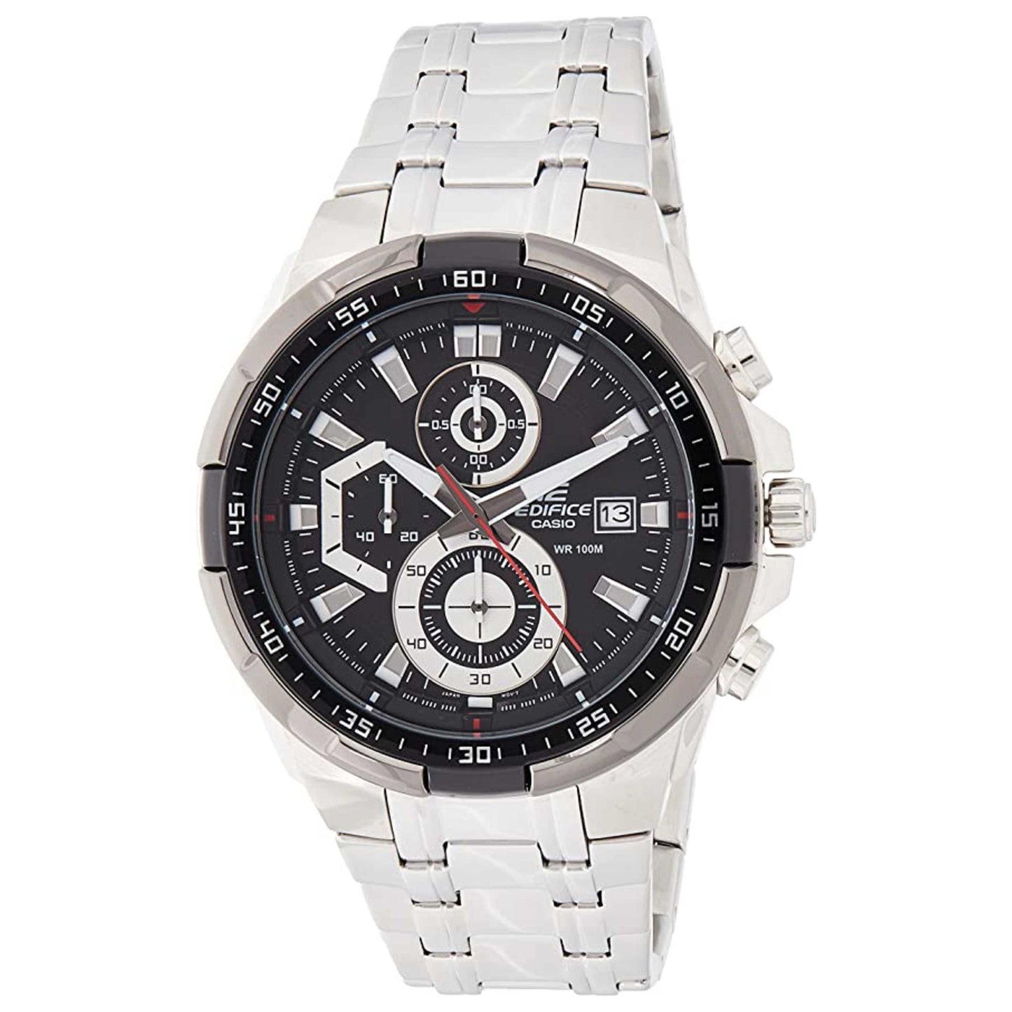 Front view of Casio Edifice Men's Quartz Watch EFR-539D-1AVUDF