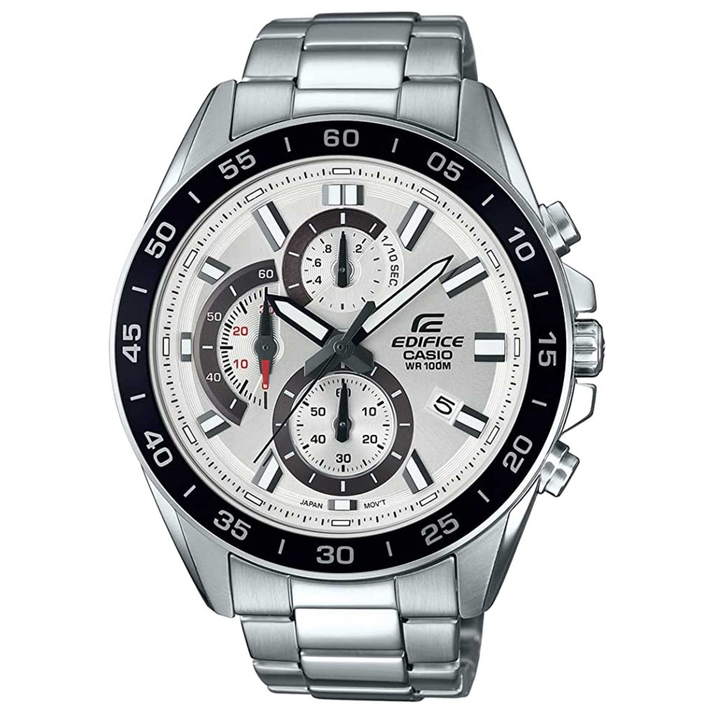 Front view of Casio Edifice Men's Quartz Watch EFV-550D-7AVUDF