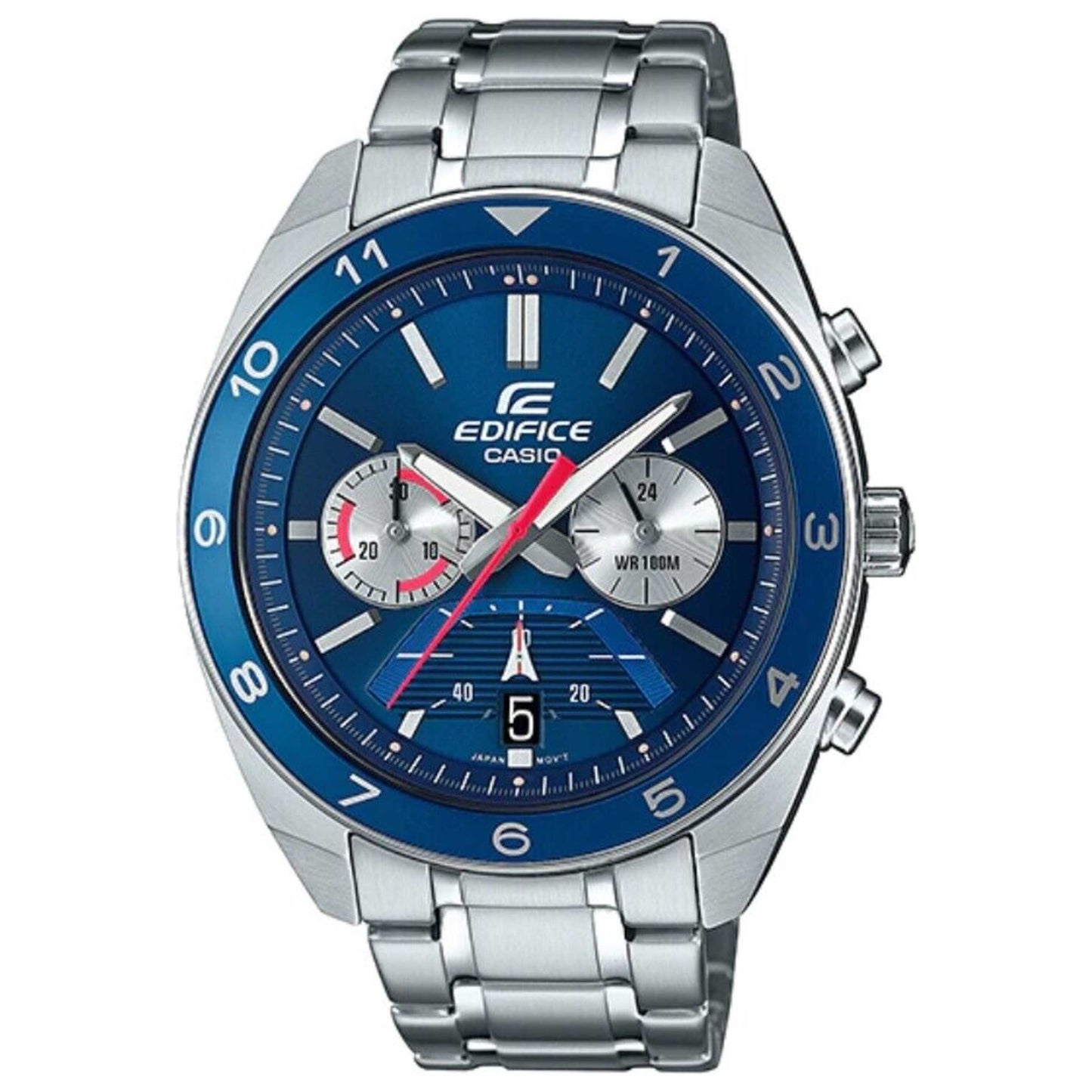 Front view of Casio Edifice Men's Quartz Watch EFV-590D-2AVUDF
