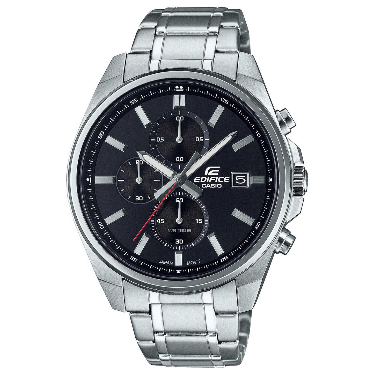Front view of Casio Edifice Men's Quartz Watch EFV-610D-1AVUDF