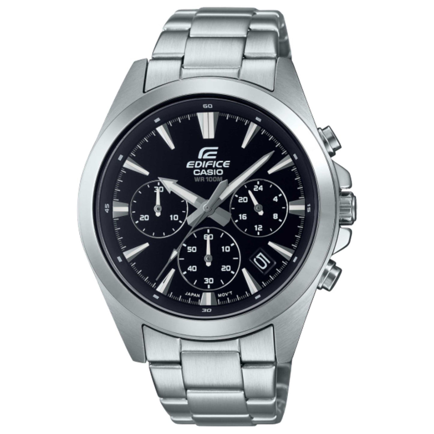 Front view of Casio Edifice Men's Quartz Watch EFV-630D-1AVUDF
