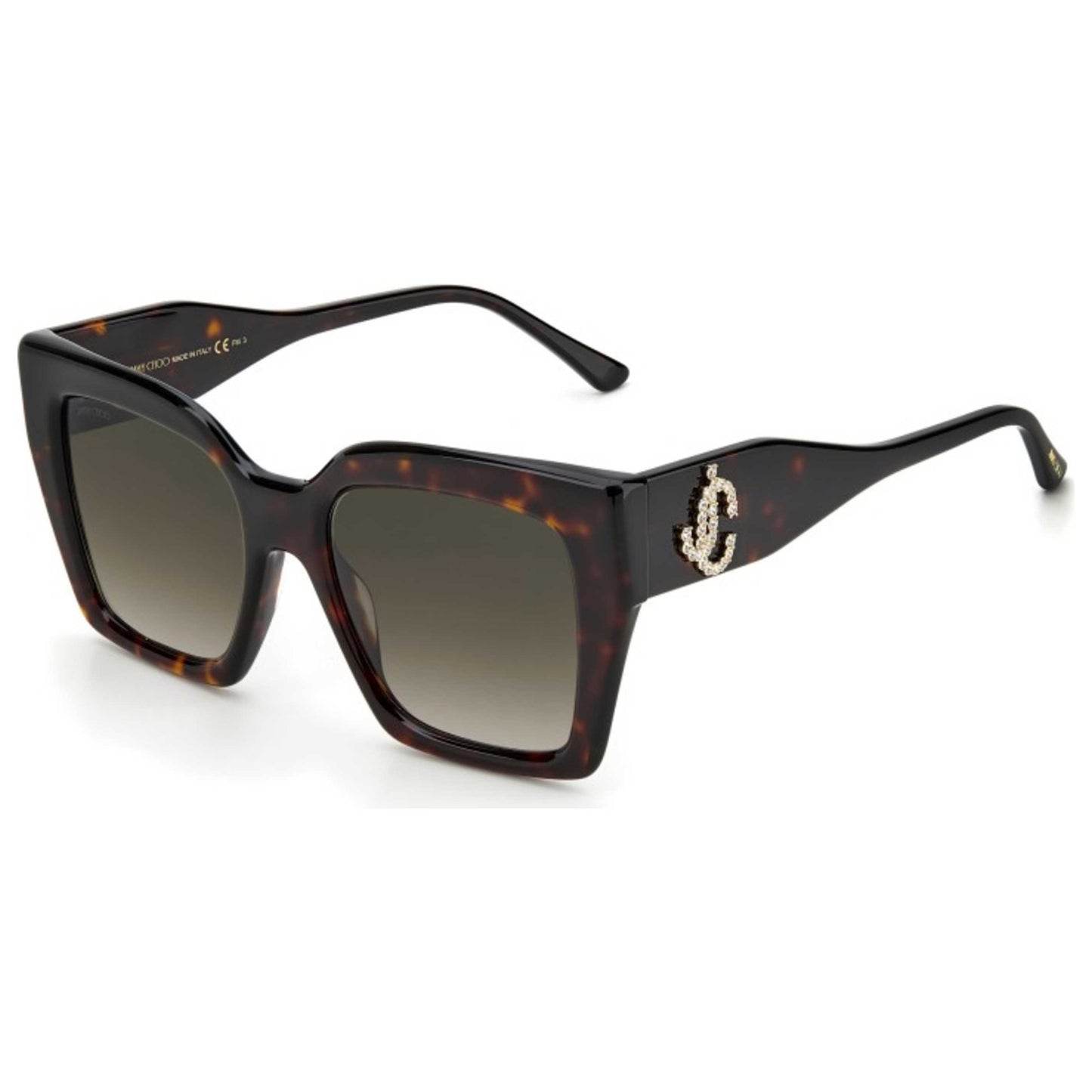 Front view of Jimmy Choo Eleni Women's Sunglasses ELENIGS-0086-HA