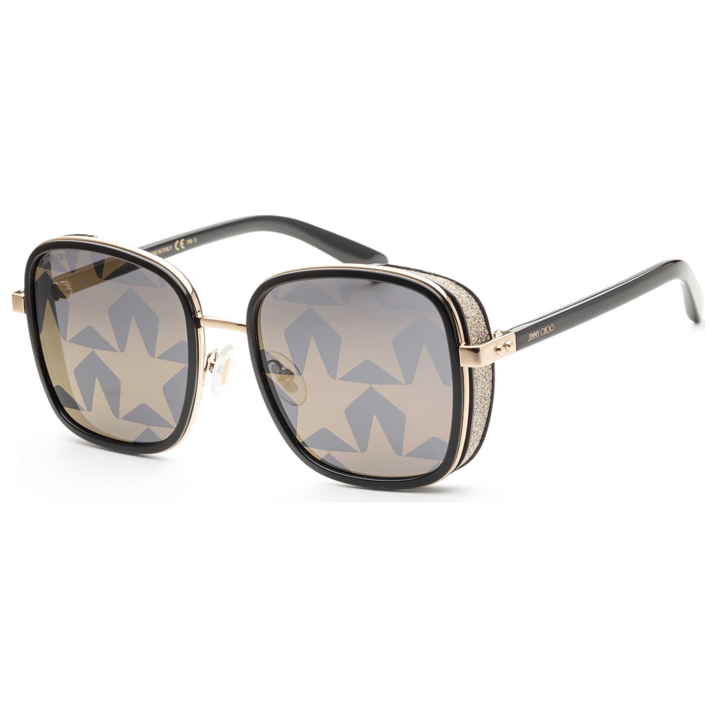 Front view of Jimmy Choo Elva Women's Sunglasses ELVA-S-02M2-54-20