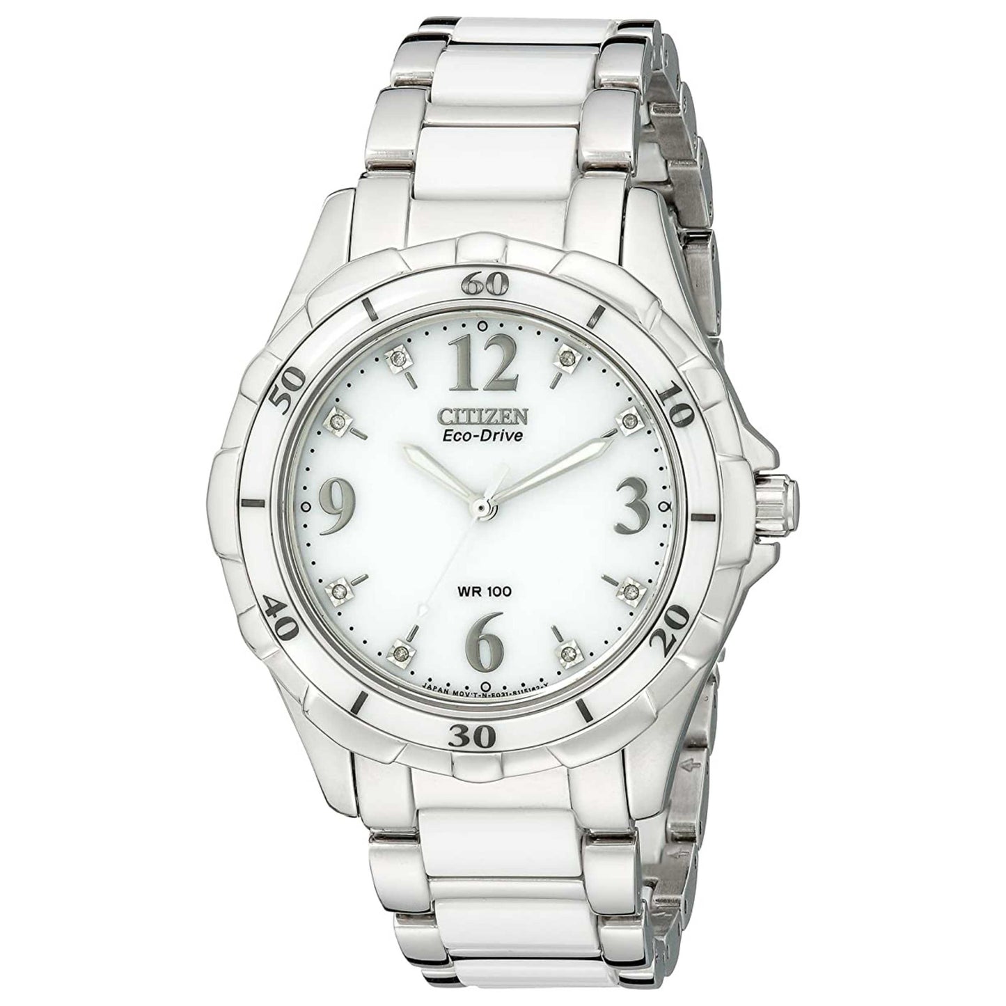 Front view of Citizen Eco-Drive Women's Solar Powered Quartz Eco-Drive Watch EM0030-59A
