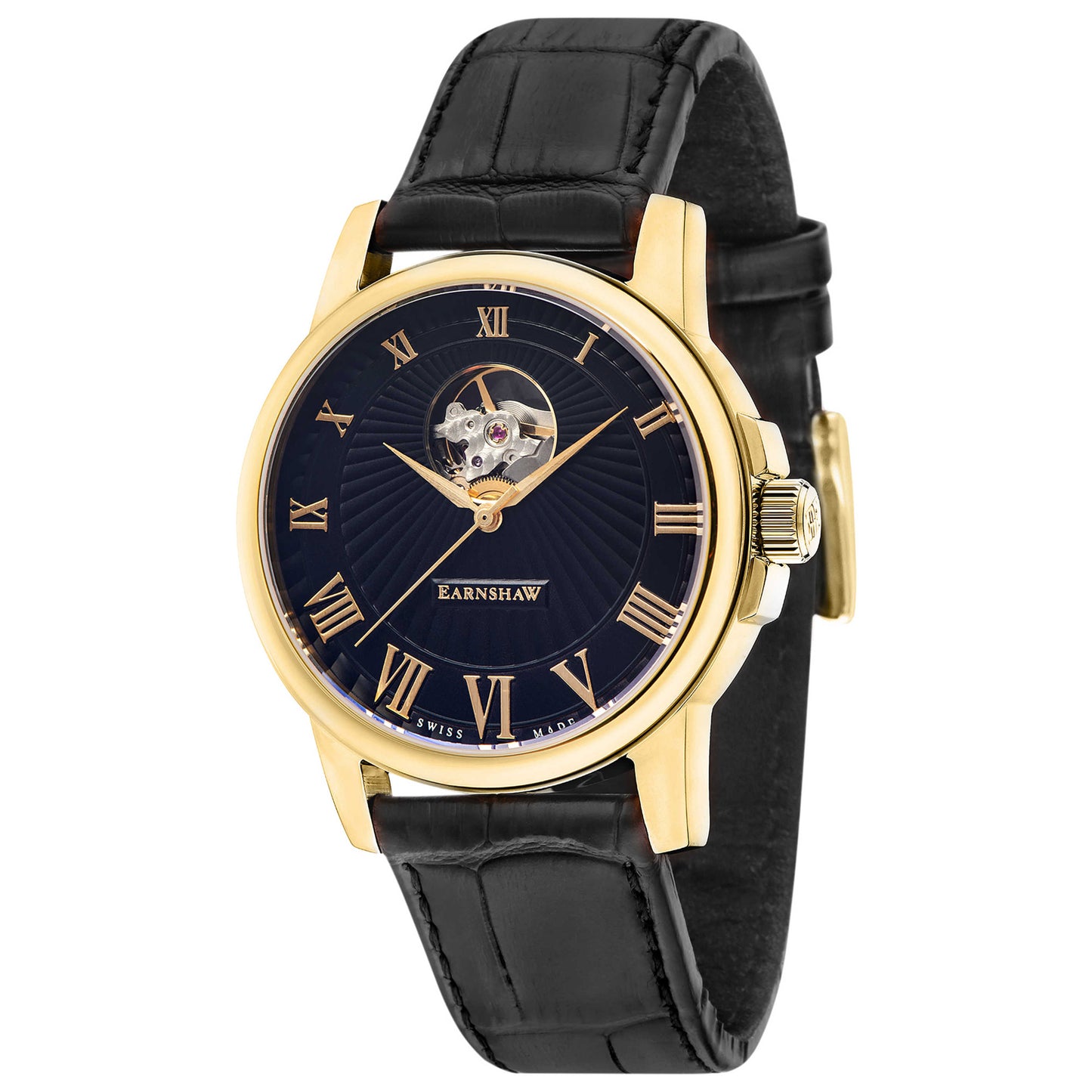 Front view of Thomas Earnshaw Beagle Men's Automatic Watch ES-0036-03