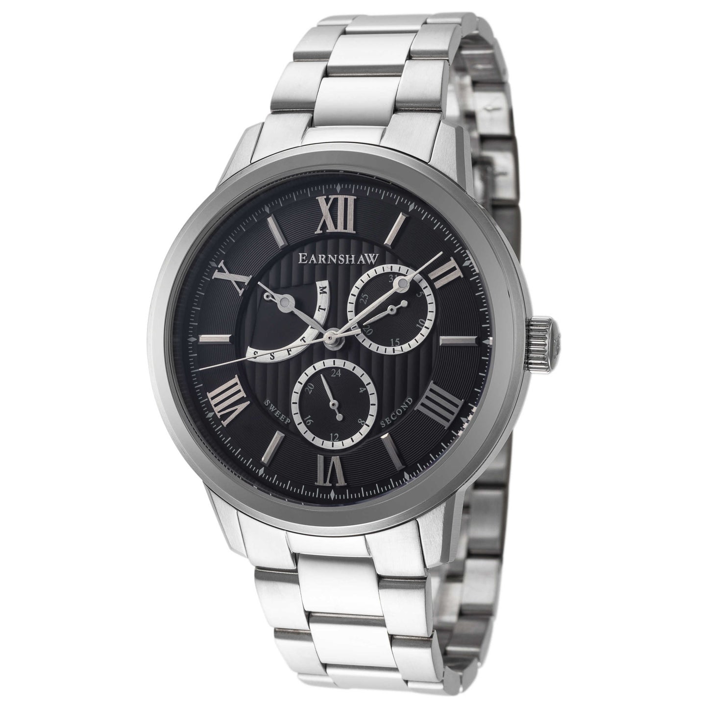 Front view of Thomas Earnshaw Cornwall Men's Quartz Watch ES-8060-11