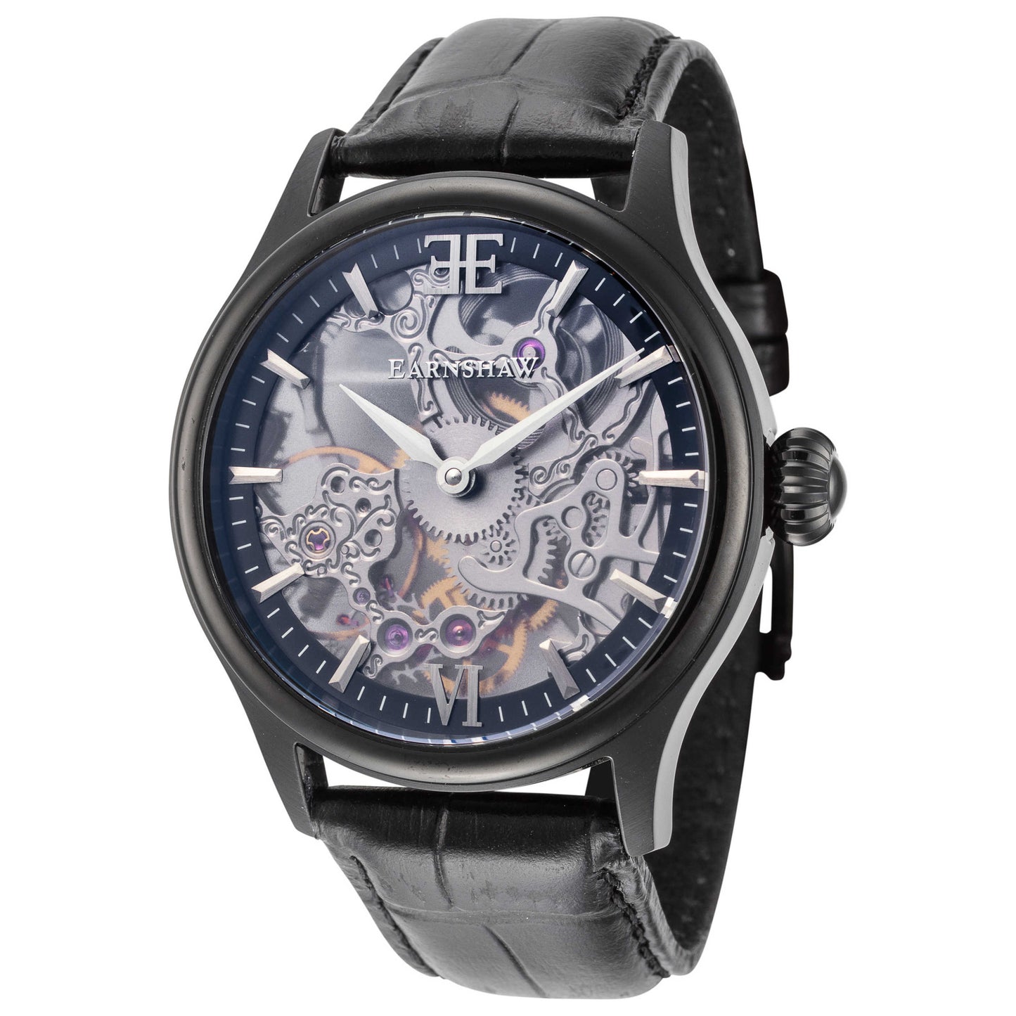 Front view of Thomas Earnshaw Bauer Men's Manual-Wind Watch ES-8061-05