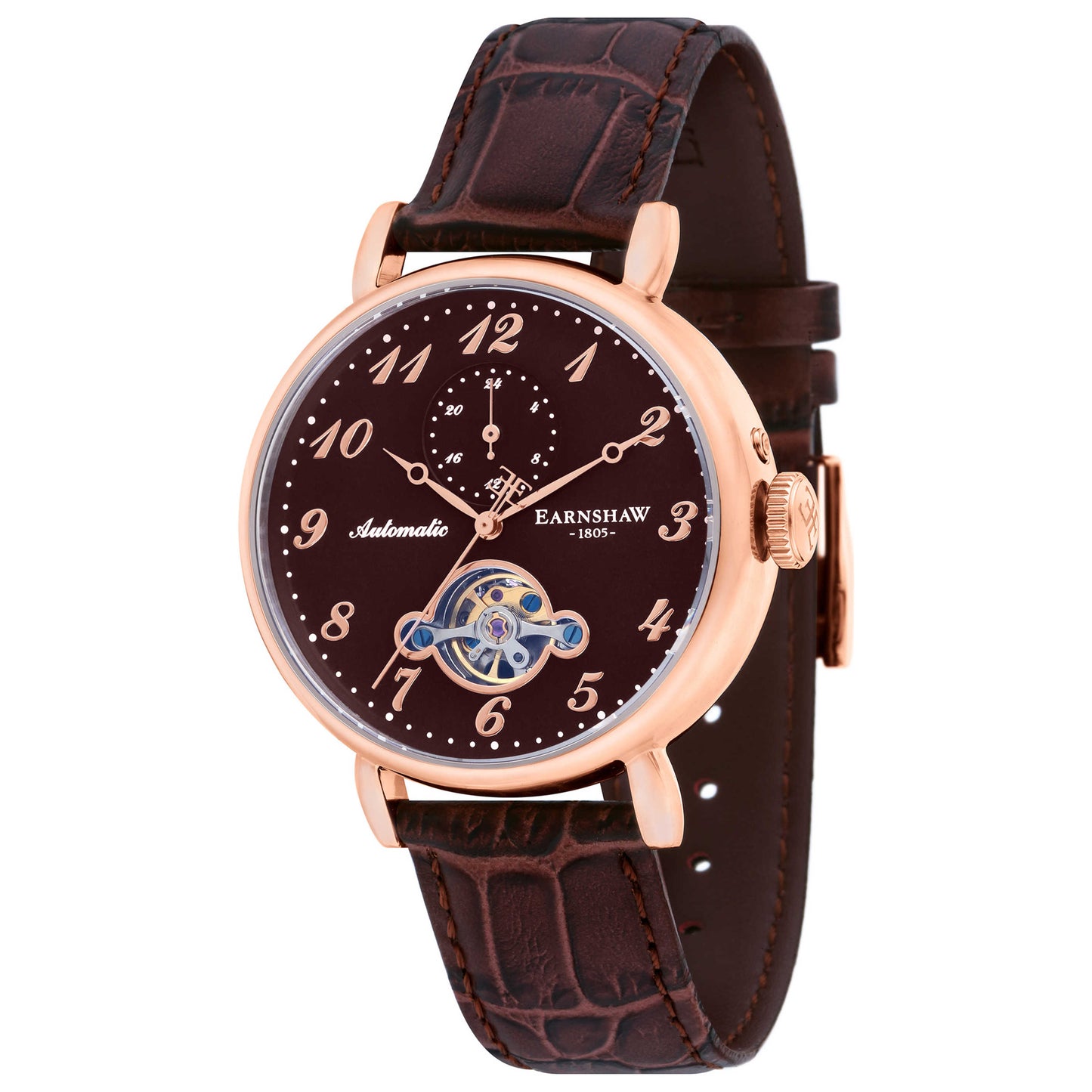 Front view of Thomas Earnshaw Grand Legacy Men's Quartz Watch ES-8088-05