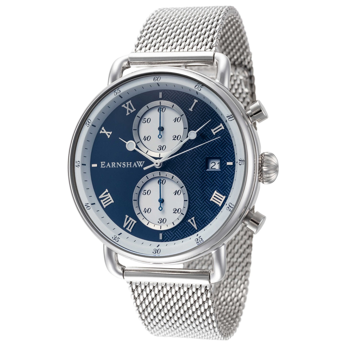 Front view of Thomas Earnshaw Investigator Men's Quartz Watch ES-8090-11