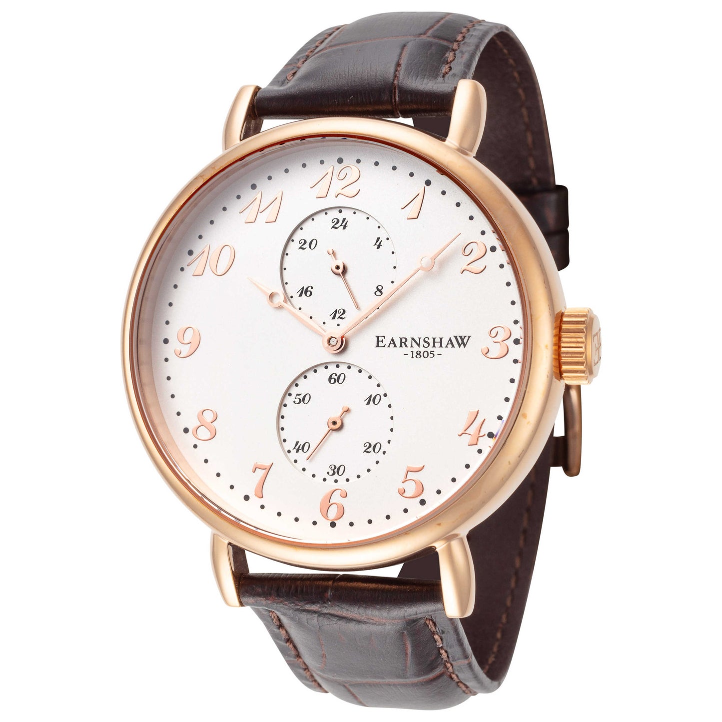 Front view of Thomas Earnshaw Grand Legacy Men's Quartz Watch ES-8091-03