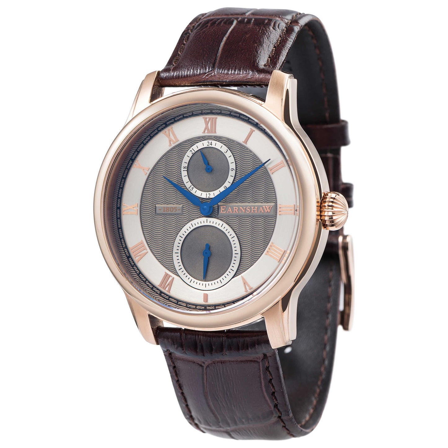 Front view of Thomas Earnshaw Longitude Men's Quartz Watch ES-8106-06