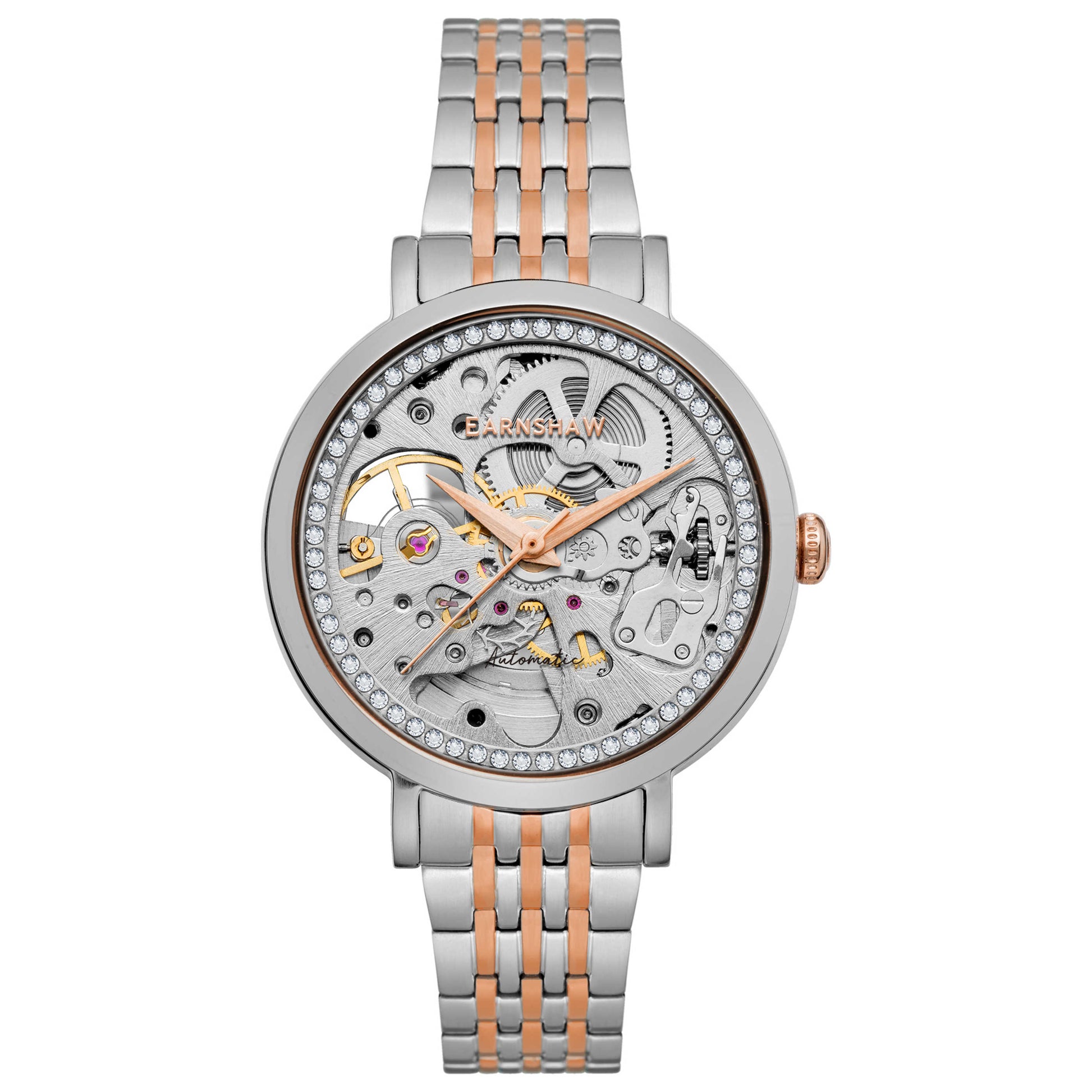 Front view of Thomas Earnshaw Nightingale Women's Automatic Watch ES-8156-33