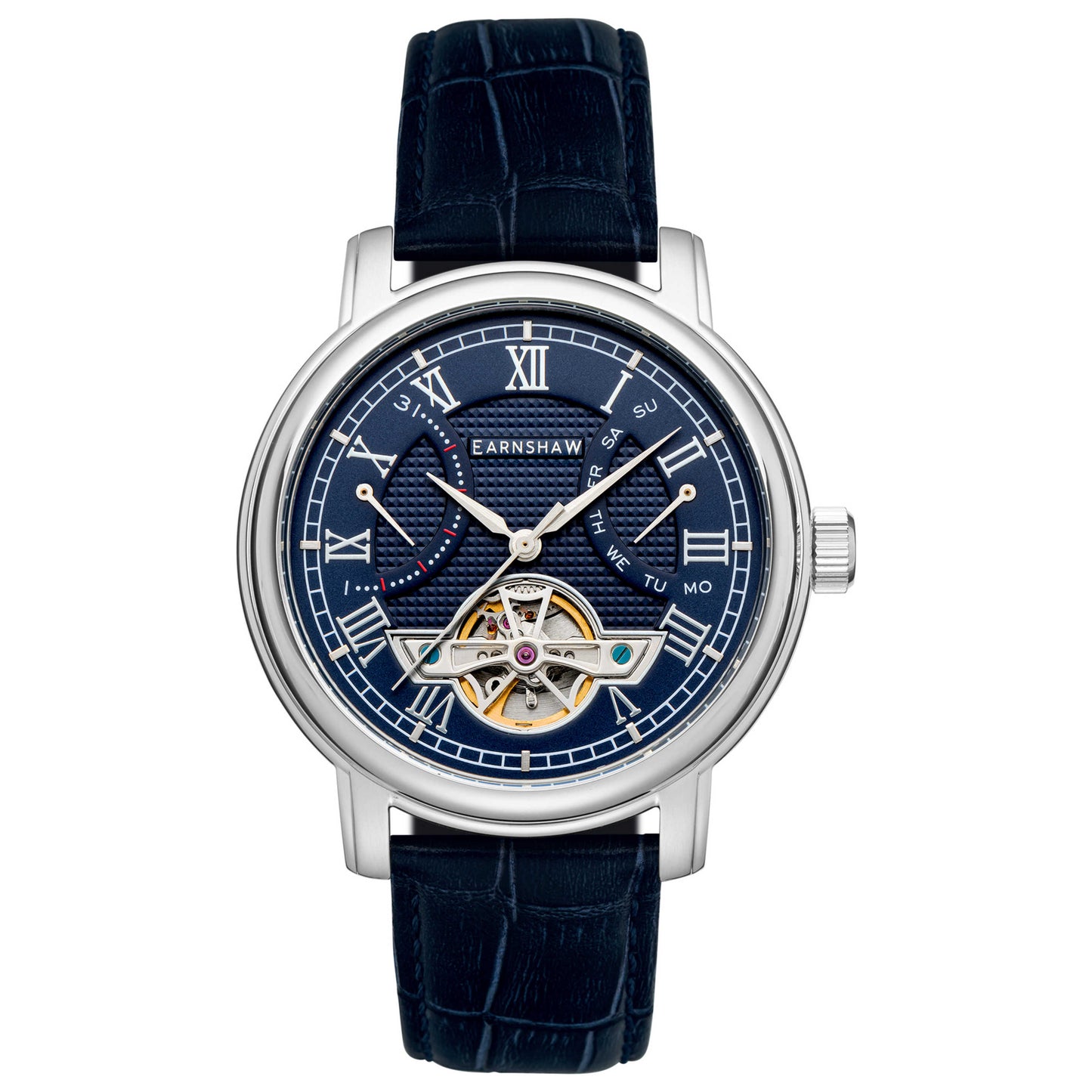 Front view of Thomas Earnshaw Longcase Men's Automatic Watch ES-8169-02