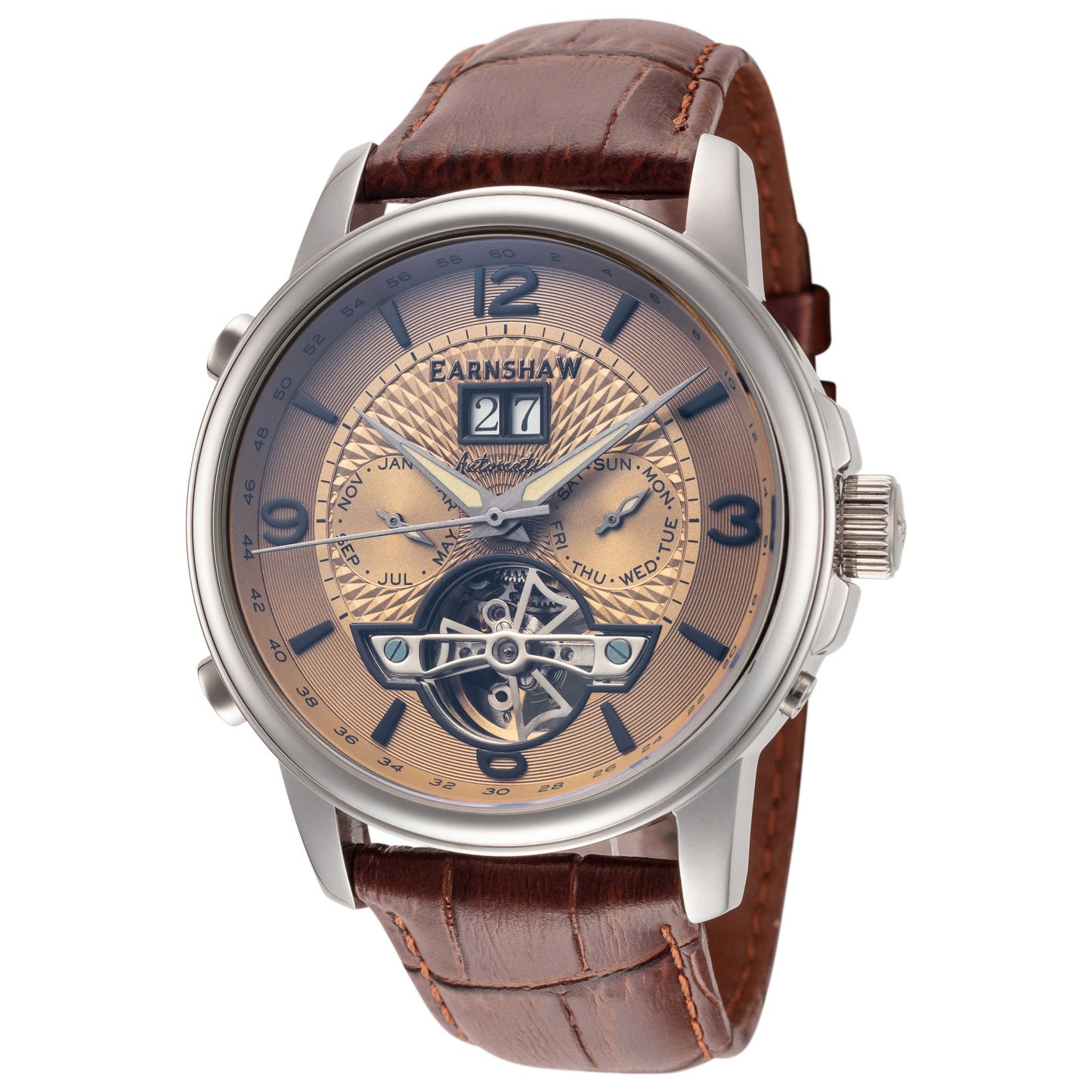Front view of Thomas Earnshaw Marylebone Men's Automatic Watch ES-8177-03