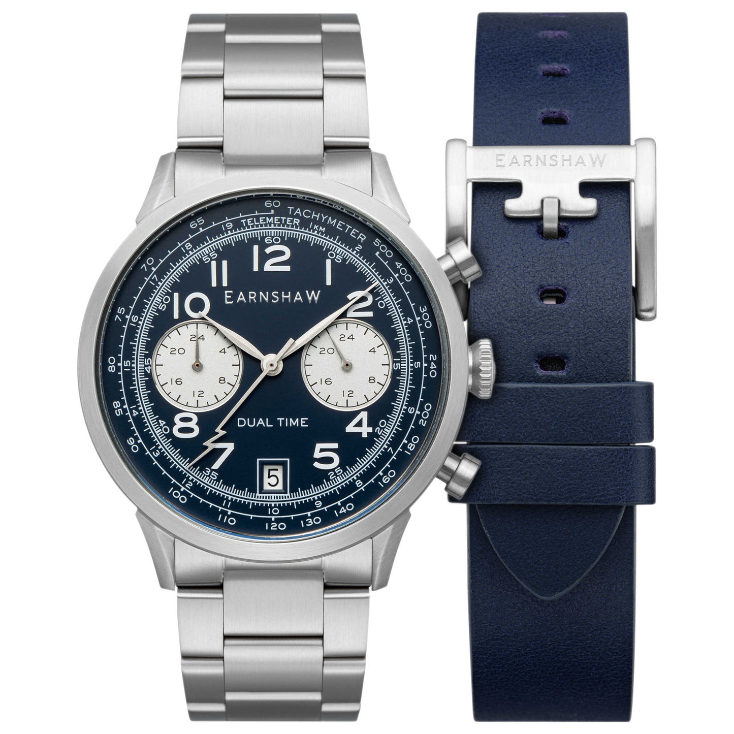 Front view of Thomas Earnshaw Ampere Men's Quartz Watch ES-8186-22