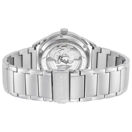 Back view of Thomas Earnshaw Bayshore Skeleton Men's Automatic Watch ES-8218-55